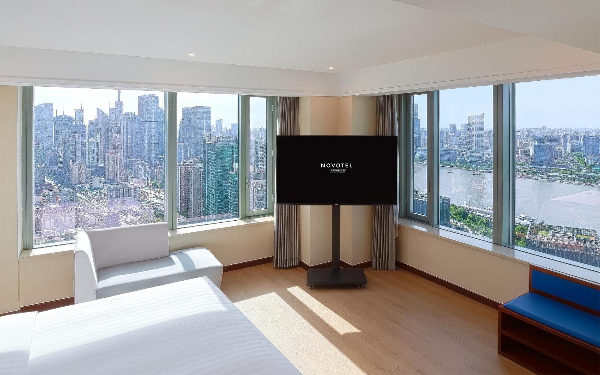 Novotel Atlantis Shanghai - Price And Value Breakfast In The Clouds With River View In The Revolving Restaurant &24H Free Self-Laundry Xangai Exterior foto
